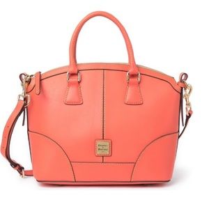 NWT Dooney and Burke Coral Domed Satchel